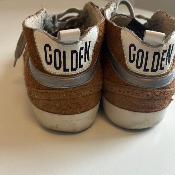 Golden Goose Mid/Star Brown Suede Sneakers - Picture 8 of 14